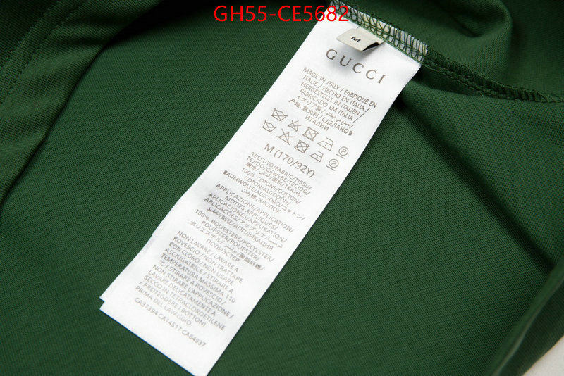 Clothing-Gucci,where can i buy the best 1:1 original ID: CE5682,$: 55USD