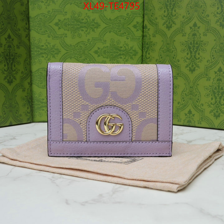 Gucci Bags(4A)-Wallet-,top 1:1 replica ID: TE4795,$: 49USD