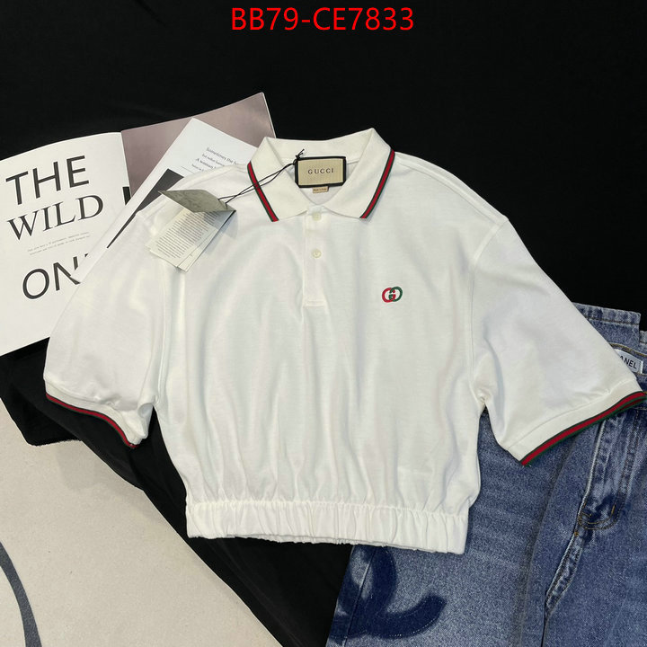 Clothing-Gucci,what is top quality replica ID: CE7833,$: 79USD