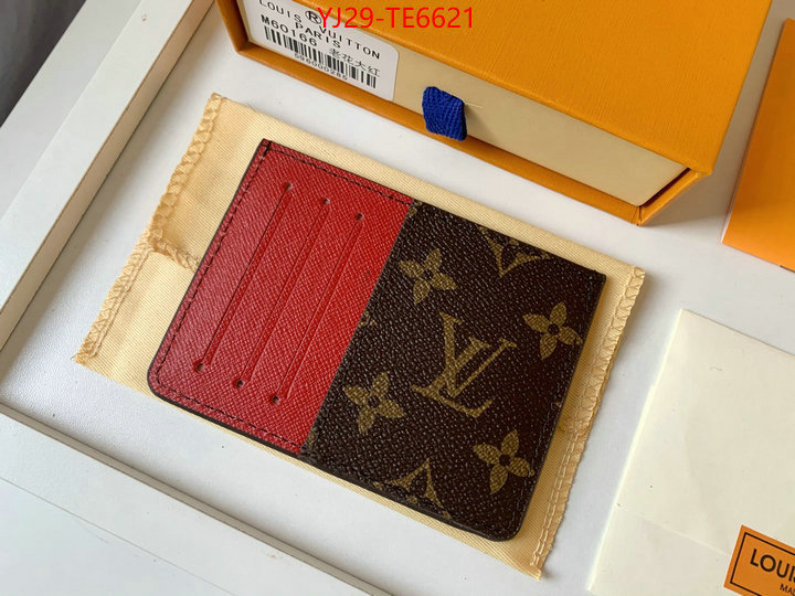 LV Bags(4A)-Wallet,sale outlet online ID: TE6621,$: 29USD