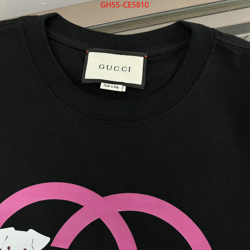 Clothing-Gucci,aaaaa quality replica ID: CE5810,$: 55USD