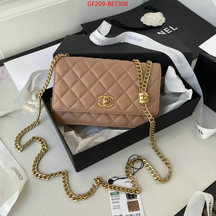 Chanel Bags(TOP)-Diagonal-,replica 2023 perfect luxury ID: BE7308,$: 209USD