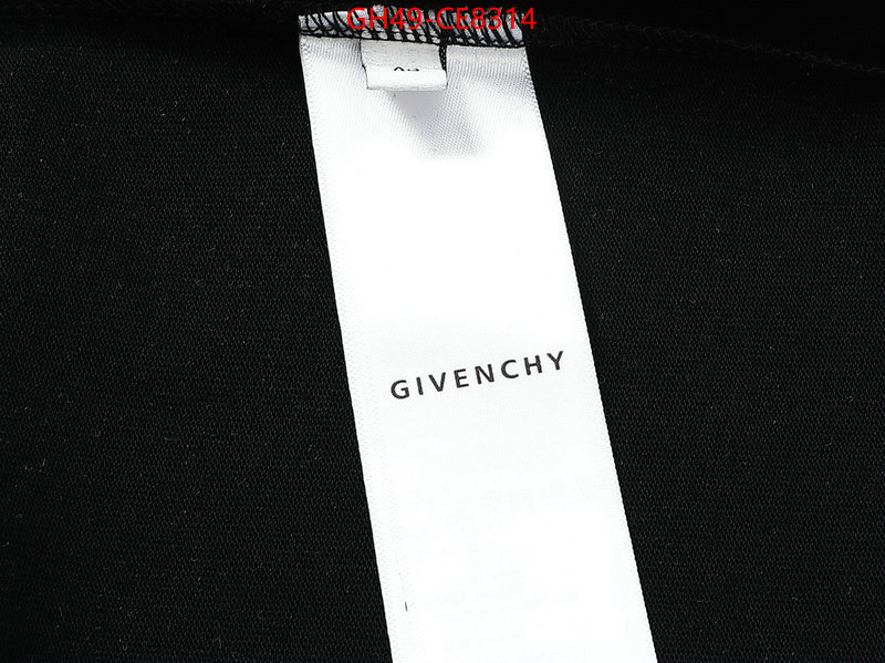 Clothing-Givenchy,aaaaa replica designer ID: CE8314,$: 49USD