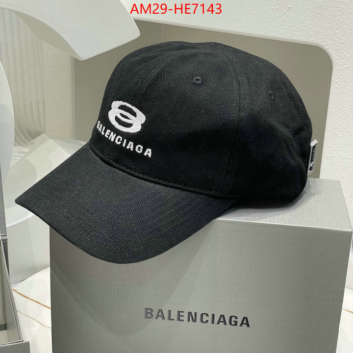 Cap (Hat)-Balenciaga,7 star quality designer replica ID: HE7143,$: 29USD