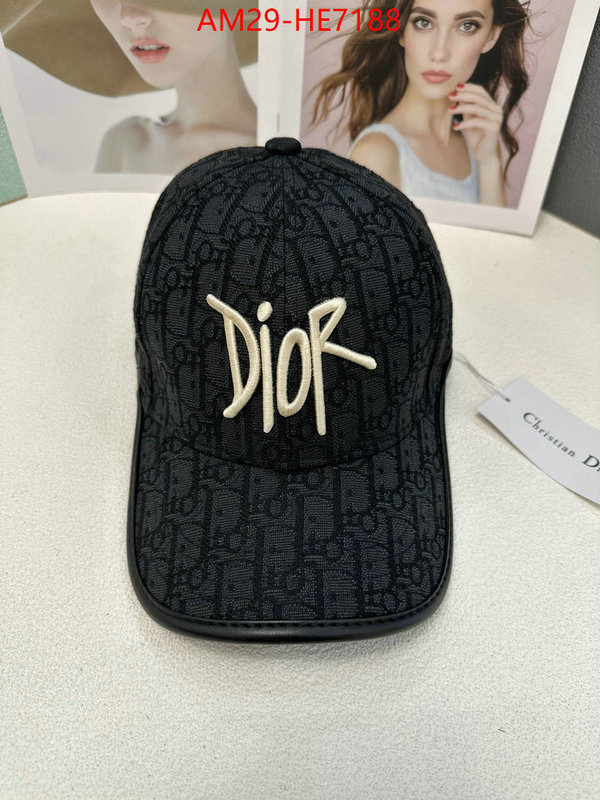 Cap (Hat)-Dior,aaaaa+ replica ID: HE7188,$: 29USD