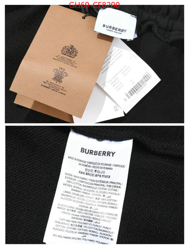 Clothing-Burberry,replica how can you ID: CE8290,$: 69USD