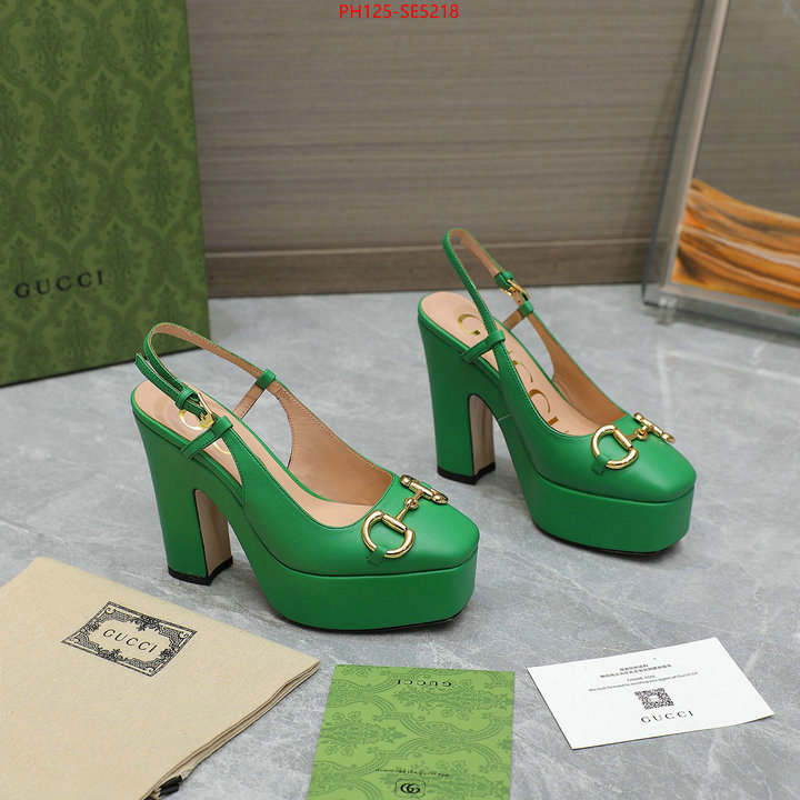 Women Shoes-Gucci,fashion replica ID: SE5218,$: 125USD