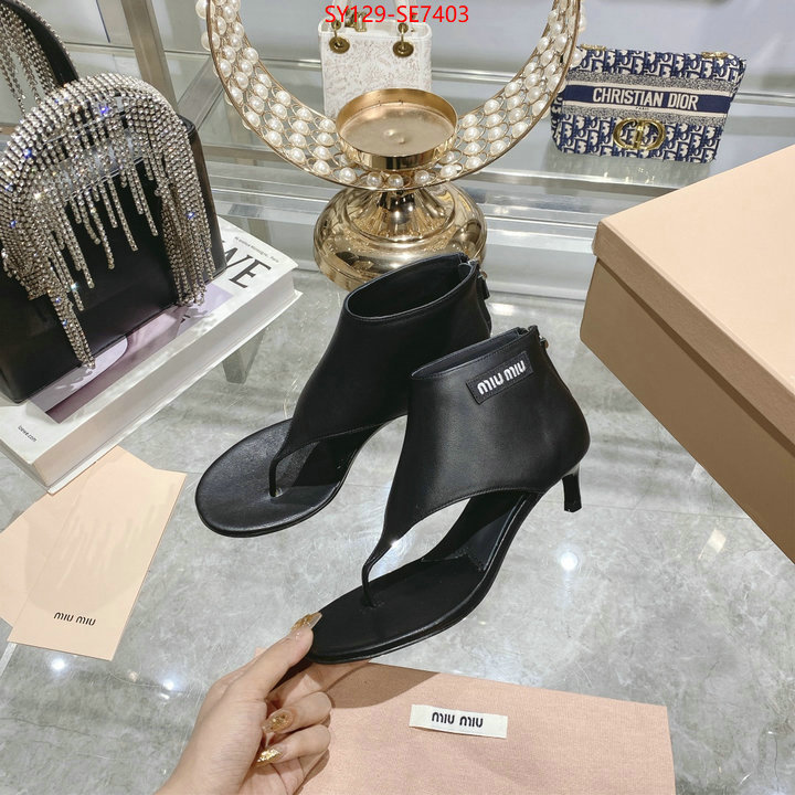 Women Shoes-Miu Miu,buy the best replica ID: SE7403,$: 129USD