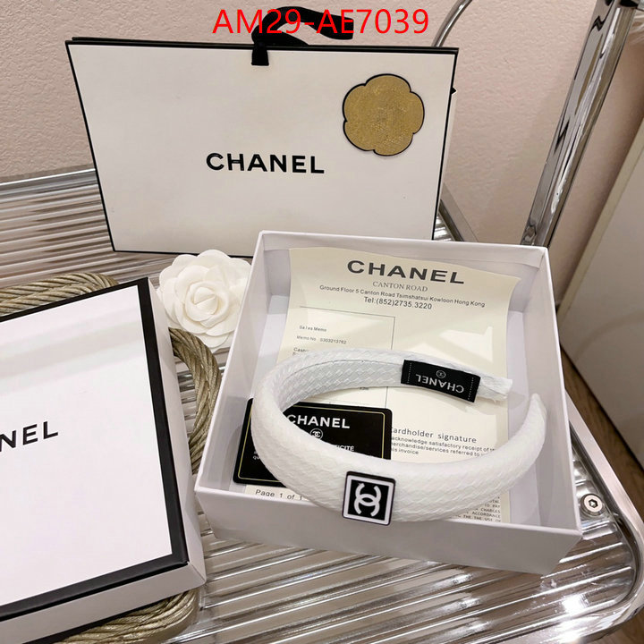 Hair band-Chanel,cheap replica ID: AE7039,$: 29USD