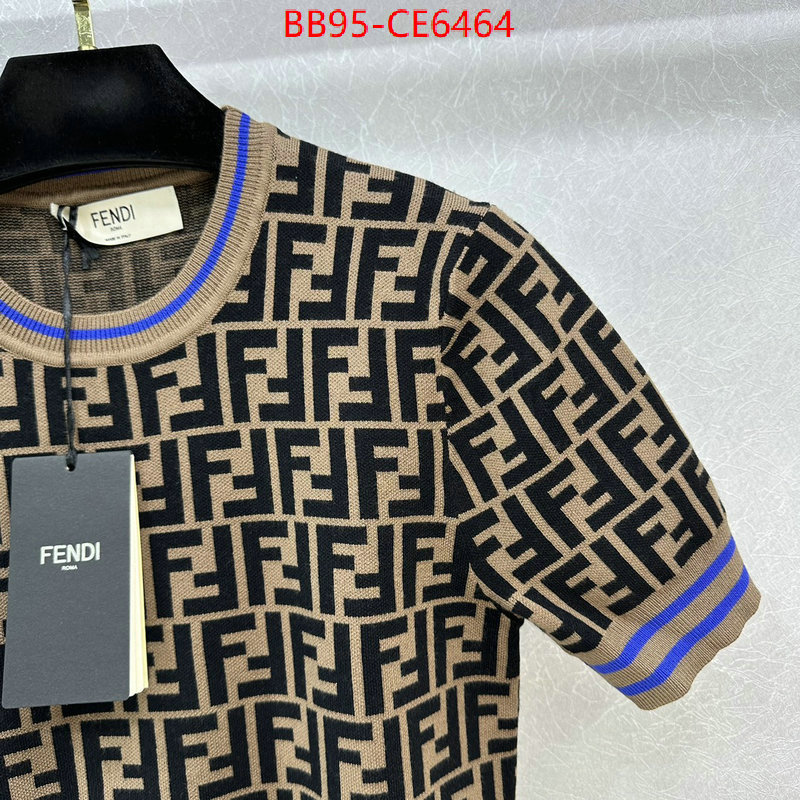 Clothing-Fendi,7 star quality designer replica ID: CE6464,$: 95USD