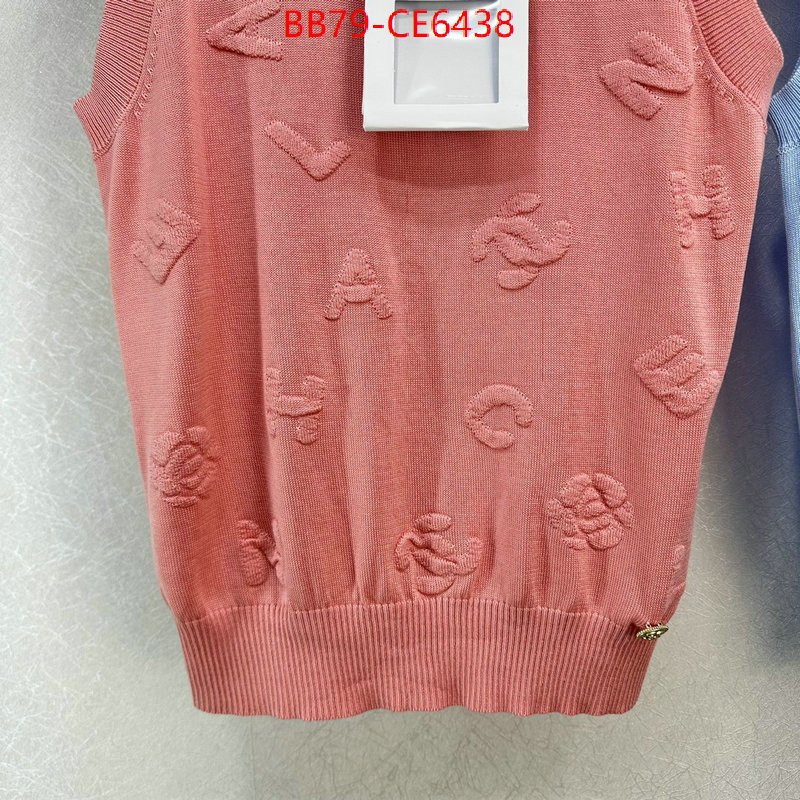 Clothing-Chanel,customize best quality replica ID: CE6438,$: 79USD