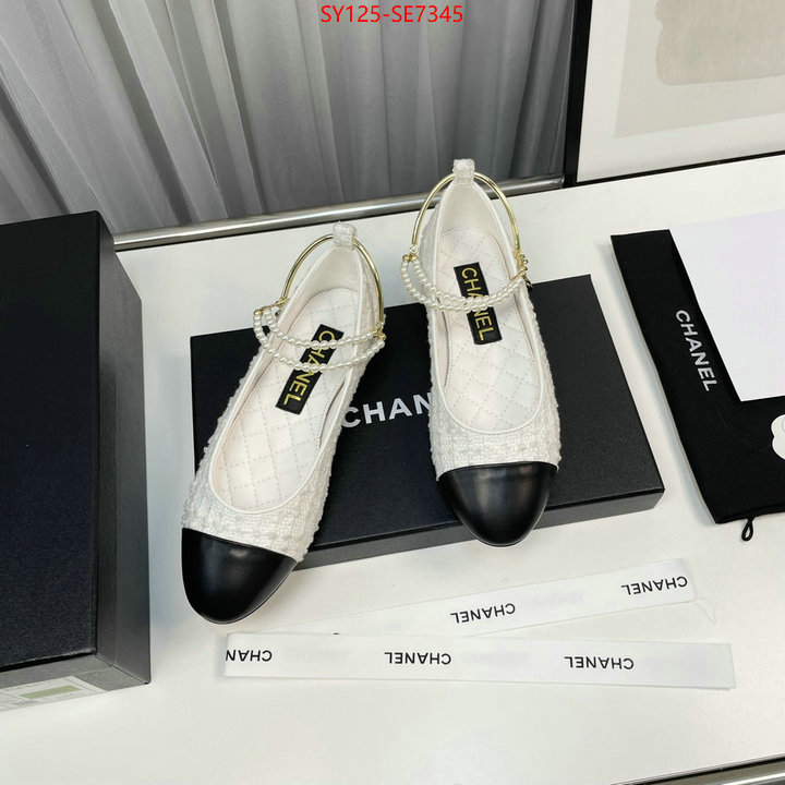 Women Shoes-Chanel,replica 1:1 ID: SE7345,$: 125USD