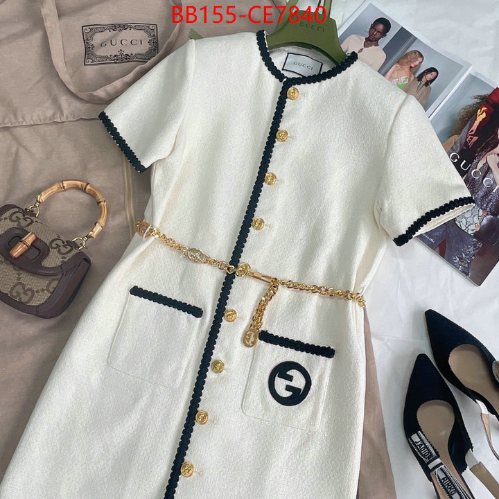 Clothing-Gucci,the quality replica ID: CE7840,$: 155USD