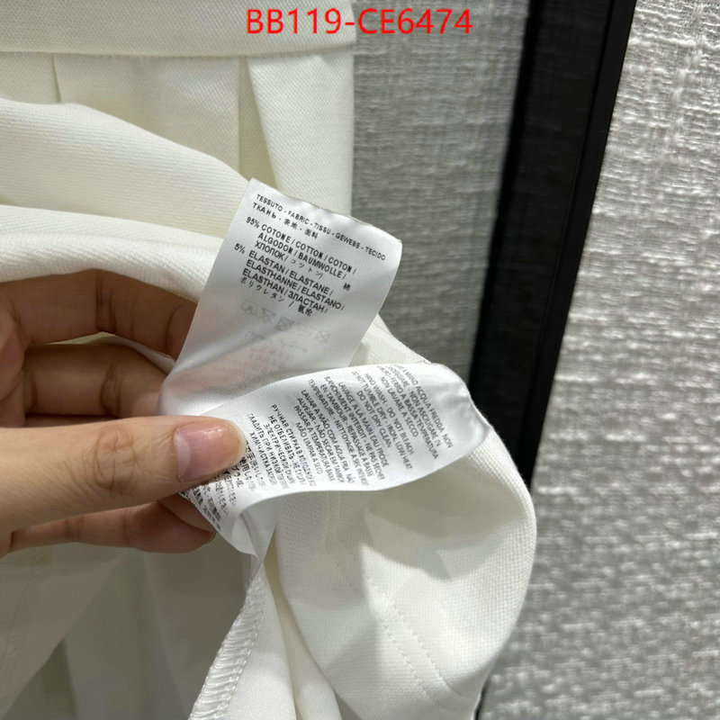 Clothing-Gucci,designer fake ID: CE6474,$: 119USD