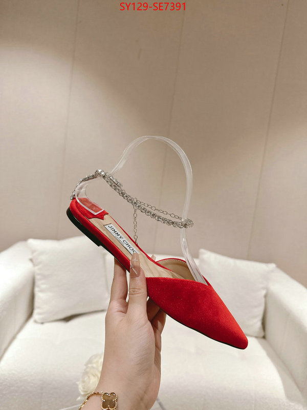 Women Shoes-Jimmy Choo,mirror copy luxury ID: SE7391,$: 129USD