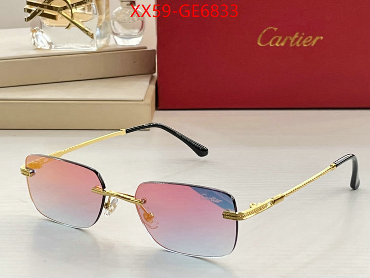 Glasses-Cartier,is it illegal to buy dupe ID: GE6833,$: 59USD