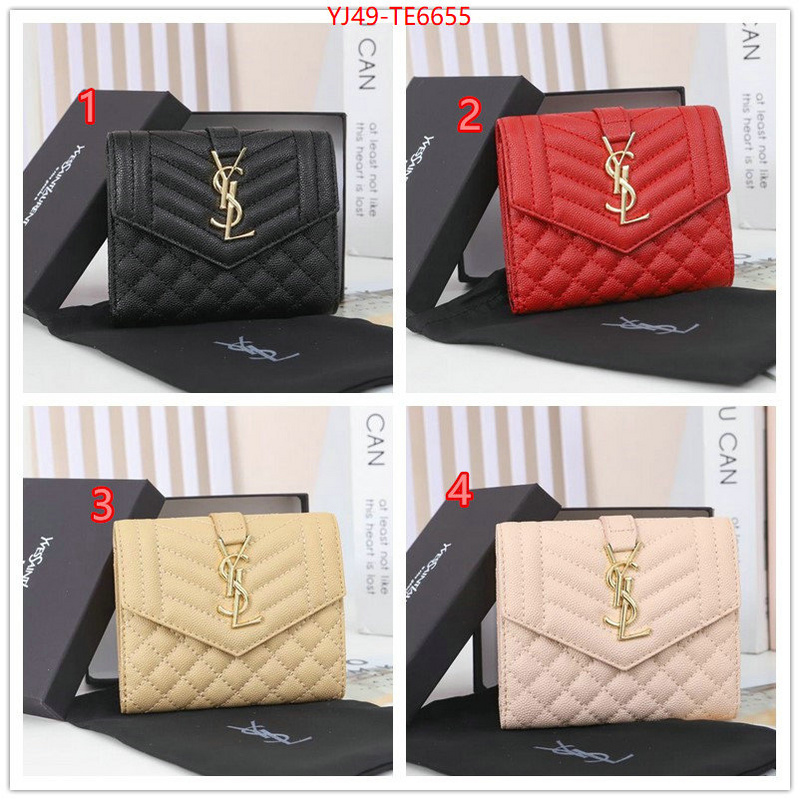 YSL Bag(4A)-Wallet-,replica best ID: TE6655,$: 49USD