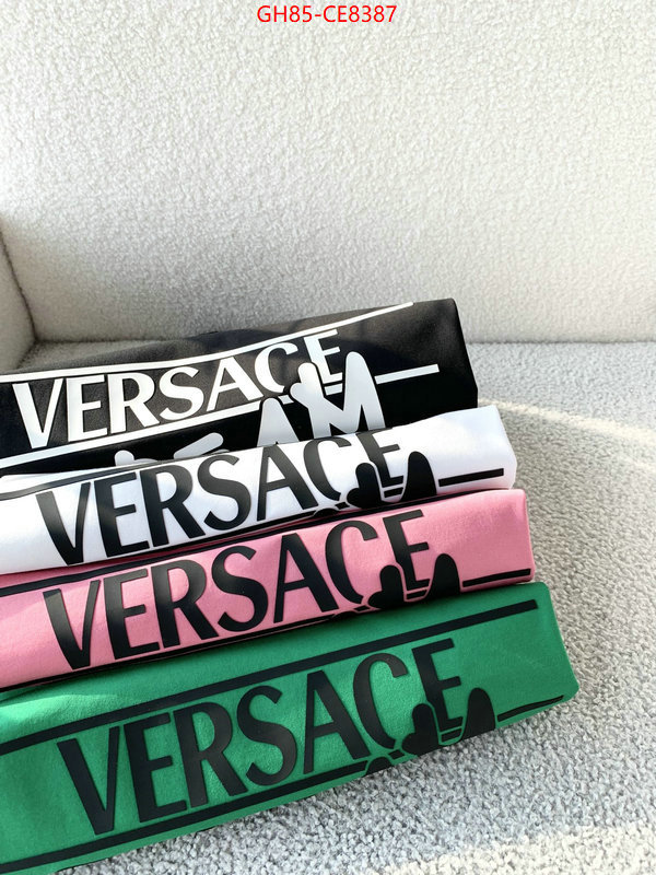 Clothing-Versace,cheap replica ID: CE8387,$: 85USD