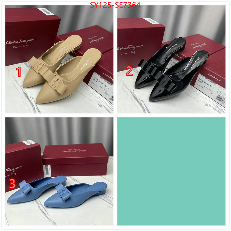 Women Shoes-Ferragamo,how to find designer replica ID: SE7364,$: 125USD