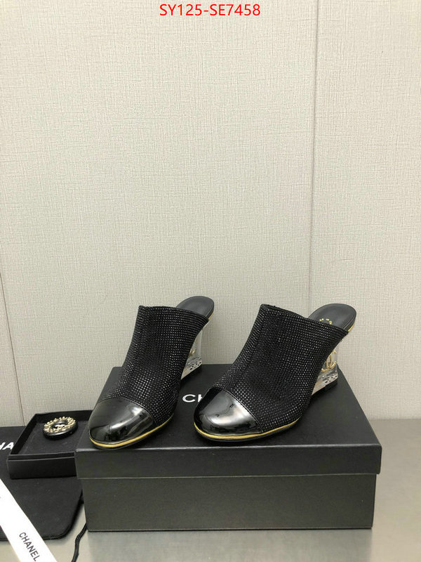 Women Shoes-Chanel,buy 1:1 ID: SE7458,$: 125USD