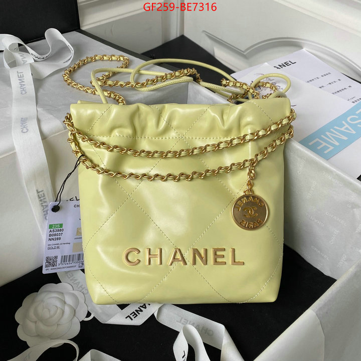 Chanel Bags(TOP)-Handbag-,hot sale ID: BE7316,$: 259USD