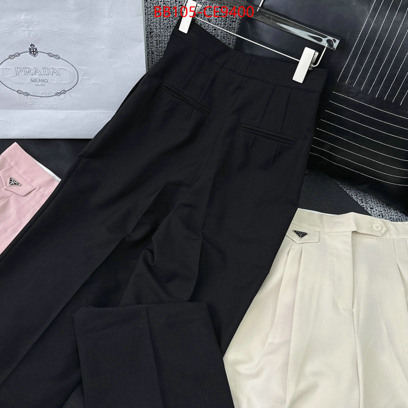 Clothing-Prada,replica aaaaa designer ID: CE9400,$: 105USD