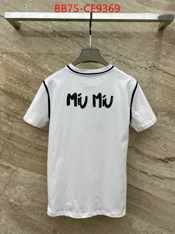 Clothing-MIU MIU,top designer replica ID: CE9369,$: 75USD