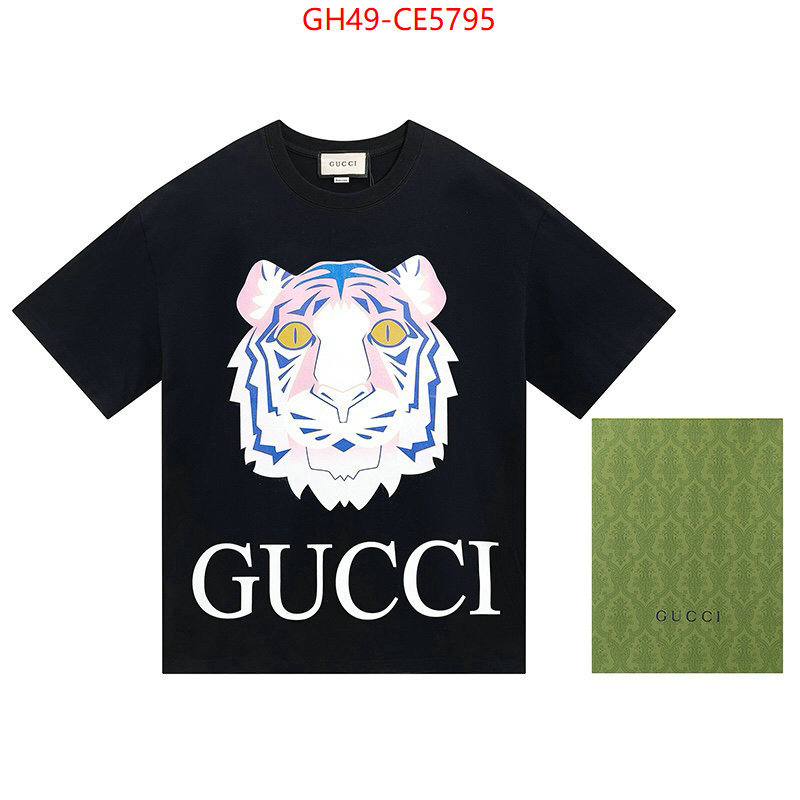 Clothing-Gucci,designer fake ID: CE5795,$: 49USD