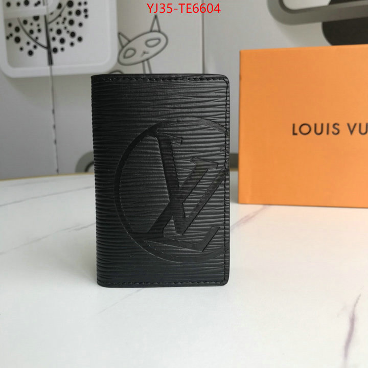 LV Bags(4A)-Wallet,counter quality ID: TE6604,$: 35USD