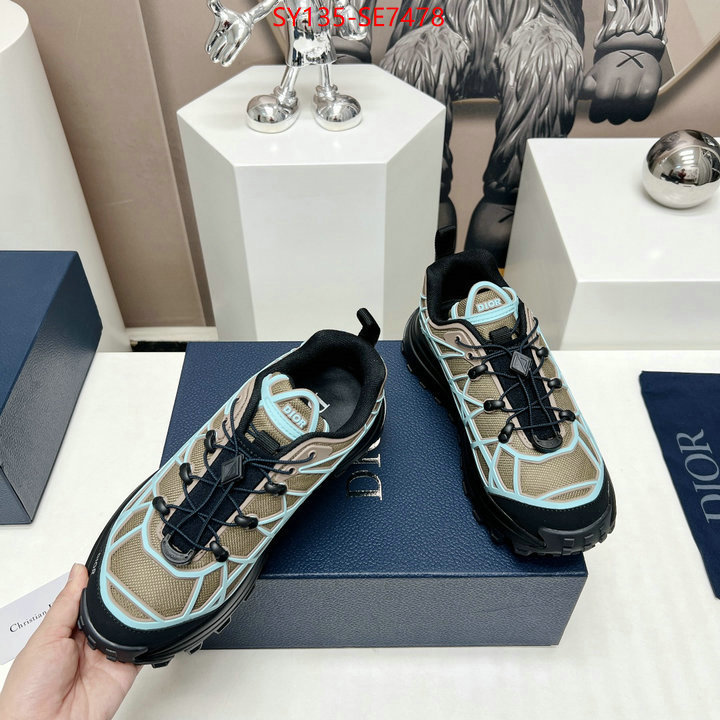 Women Shoes-Dior,the top ultimate knockoff ID: SE7478,$: 135USD