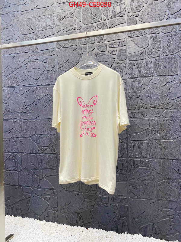 Clothing-Balenciaga,what 1:1 replica ID: CE8098,$: 49USD