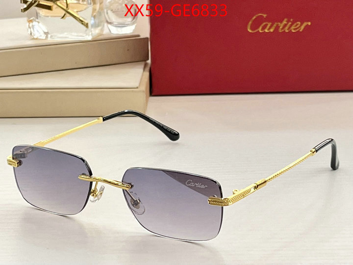 Glasses-Cartier,is it illegal to buy dupe ID: GE6833,$: 59USD