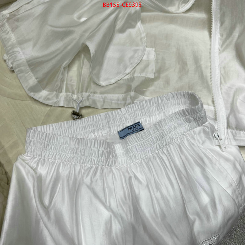 Clothing-Prada,the best designer ID: CE9393,$: 155USD