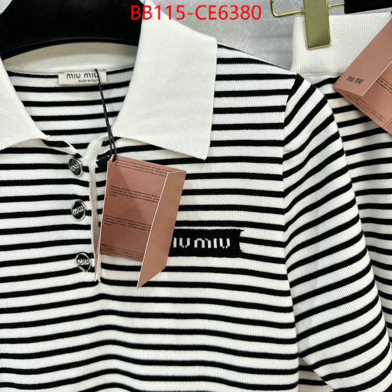 Clothing-MIU MIU,shop the best high authentic quality replica ID: CE6380,$: 115USD