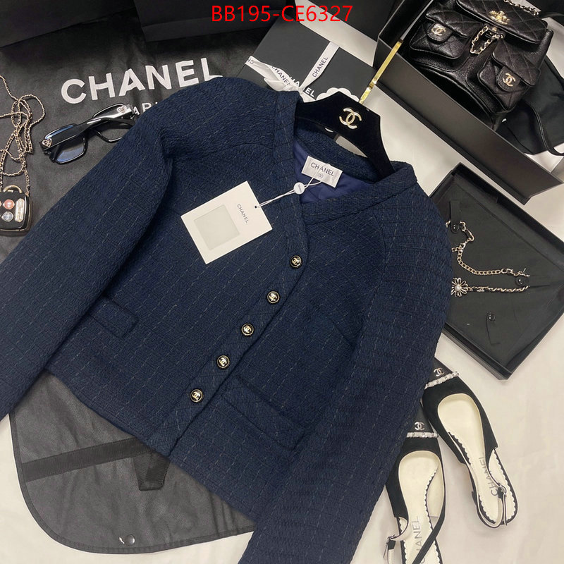 Clothing-Chanel,2023 aaaaa replica customize ID: CE6327,$: 195USD