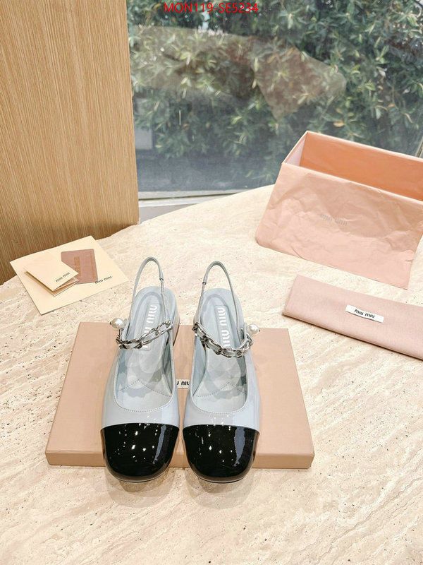 Women Shoes-Miu Miu,only sell high-quality ID: SE5234,$: 119USD