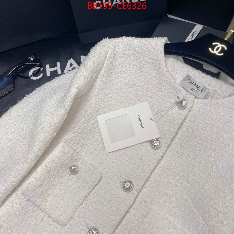 Clothing-Chanel,replica us ID: CE6326,$: 195USD