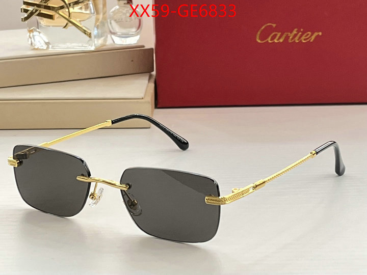 Glasses-Cartier,is it illegal to buy dupe ID: GE6833,$: 59USD