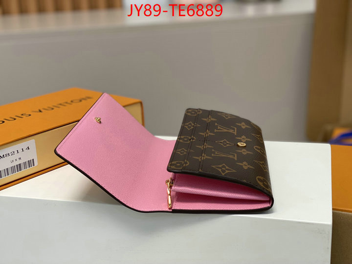 LV Bags(TOP)-Wallet,flawless ID: TE6889,$: 89USD