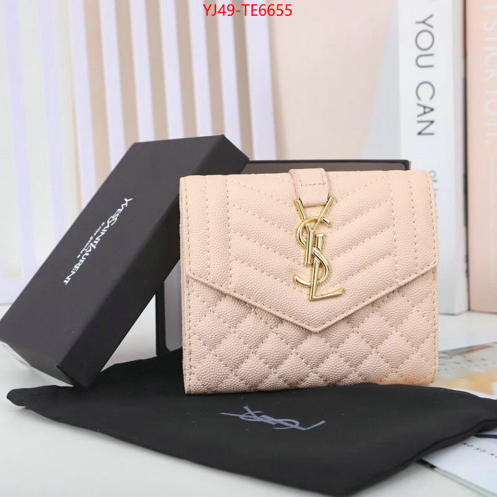 YSL Bag(4A)-Wallet-,replica best ID: TE6655,$: 49USD