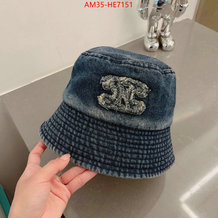 Cap (Hat)-Celine,aaaaa replica designer ID: HE7151,$: 35USD