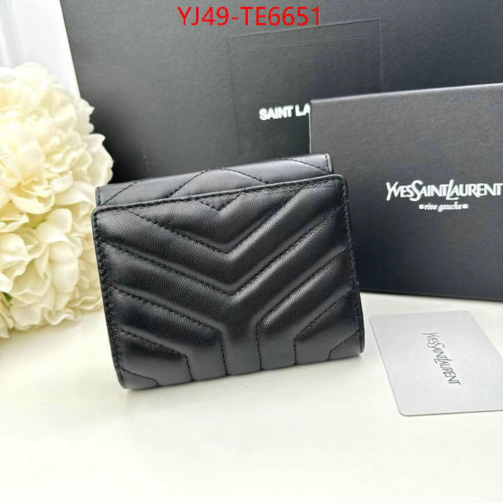 YSL Bag(4A)-Wallet-,top designer replica ID: TE6651,$: 49USD