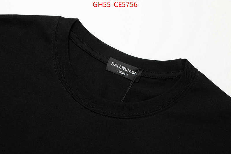 Clothing-Balenciaga,the quality replica ID: CE5756,$: 55USD