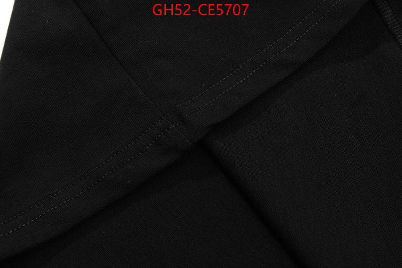 Clothing-Gucci,high quality 1:1 replica ID: CE5707,$: 52USD