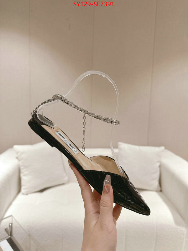 Women Shoes-Jimmy Choo,mirror copy luxury ID: SE7391,$: 129USD