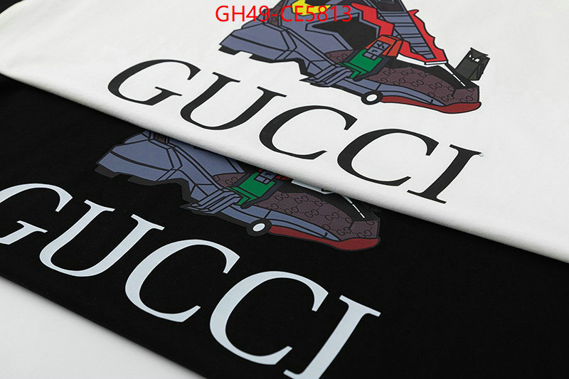 Clothing-Gucci,where can you buy replica ID: CE5813,$: 49USD