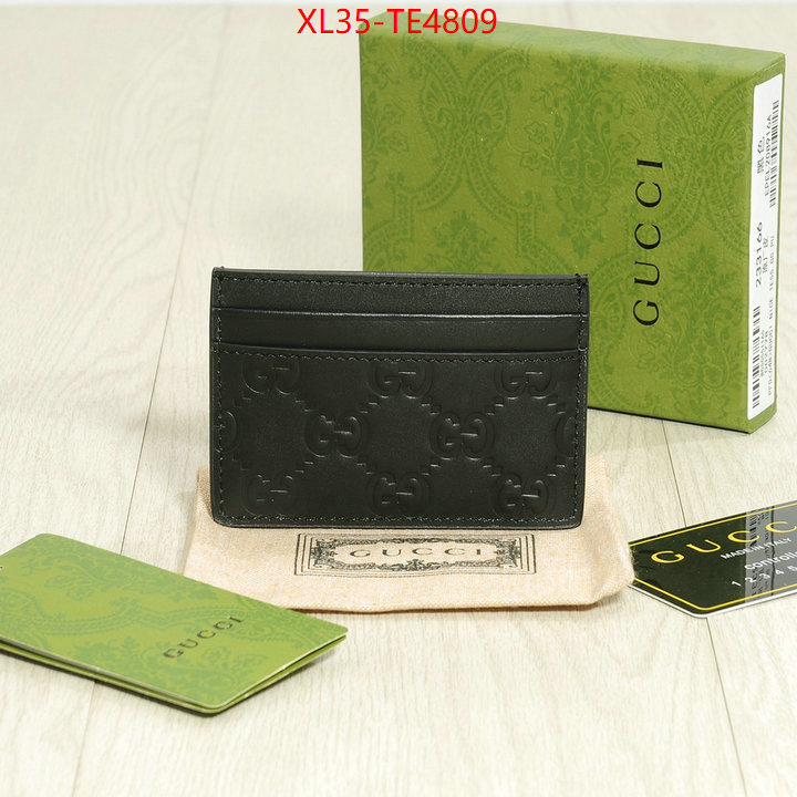 Gucci Bags(4A)-Wallet-,1:1 replica wholesale ID: TE4809,$: 35USD