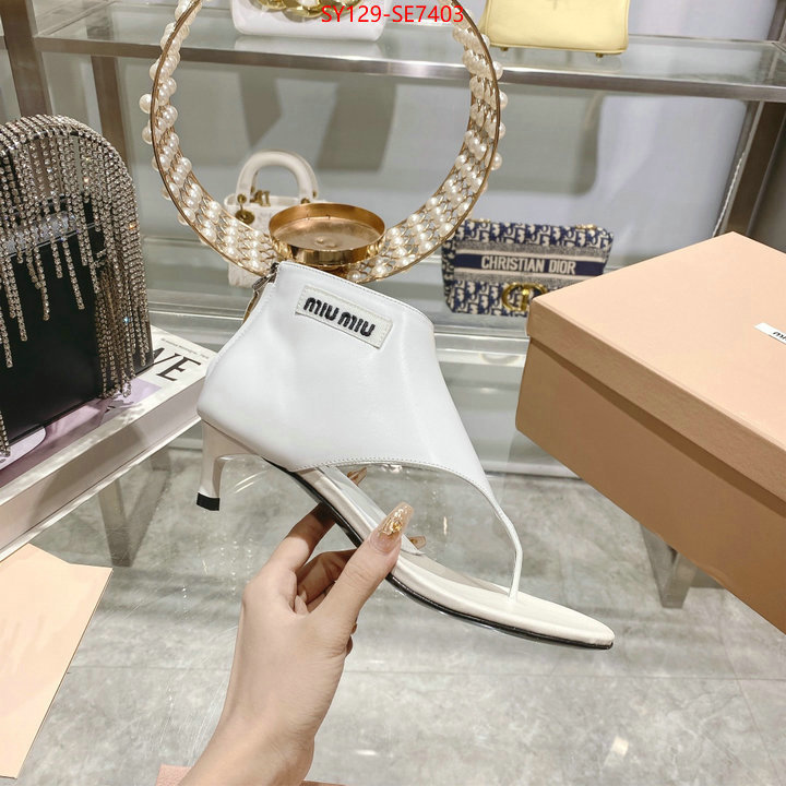 Women Shoes-Miu Miu,buy the best replica ID: SE7403,$: 129USD