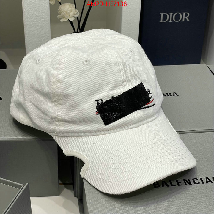 Cap (Hat)-Balenciaga,replica every designer ID: HE7138,$: 29USD