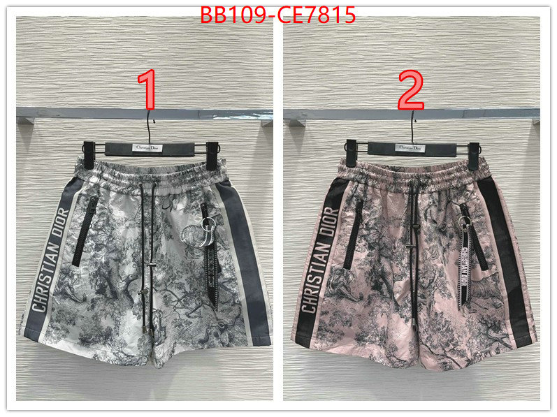 Clothing-Dior,top quality fake ID: CE7815,$: 109USD